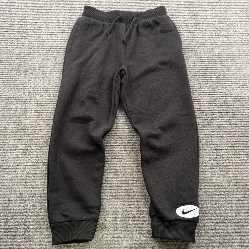 Nike Jogger Sweatpants Youth Girls Size‎ 5X (5-6 Yrs) Black 36K173-023 NWT $48